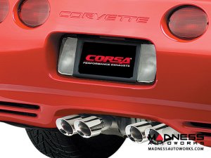 Chevrolet Corvette Exhaust System - Corsa Performance - C5 6.0L - Extreme Series - Cat Back